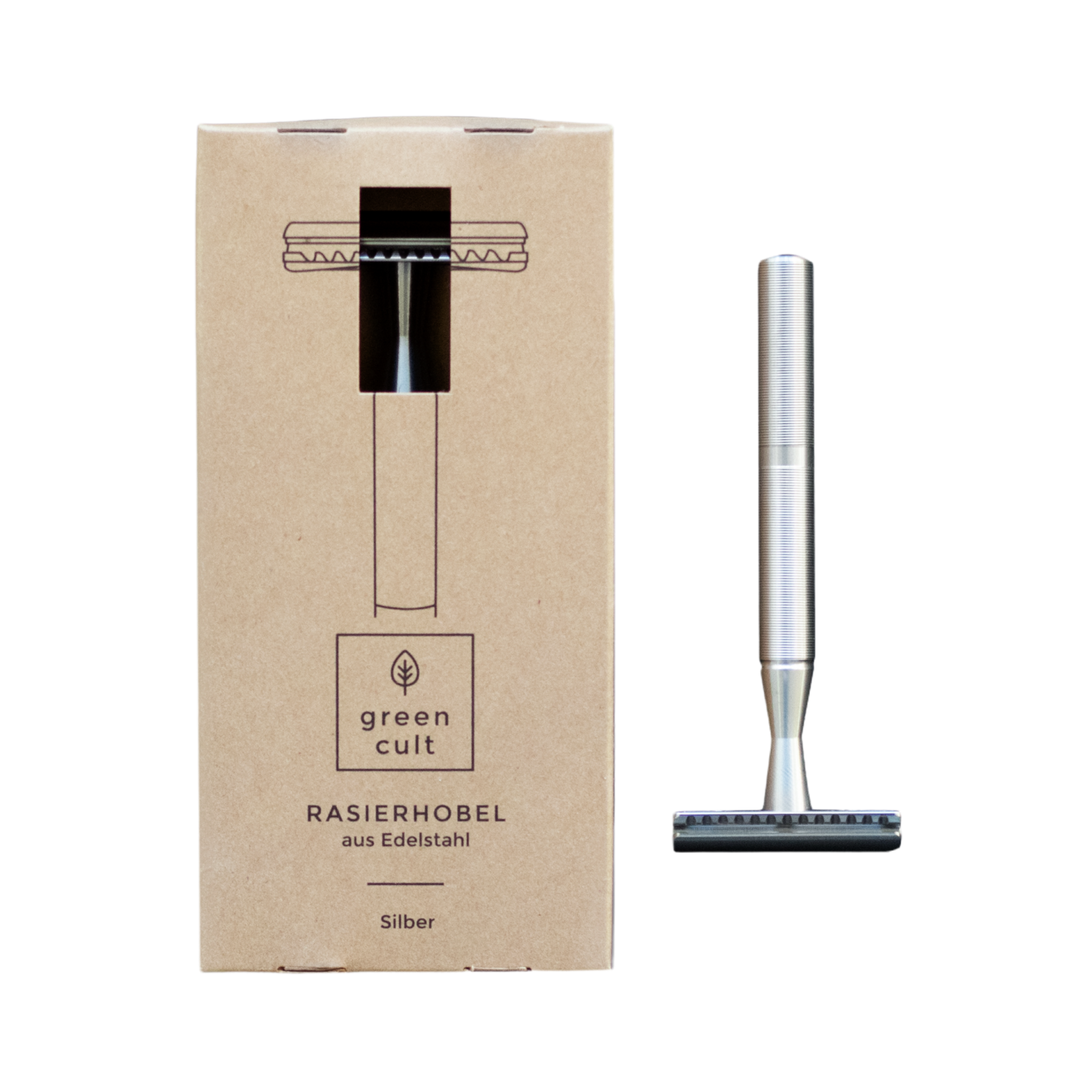 GC1-Rasierhobel-Silber-Transparent